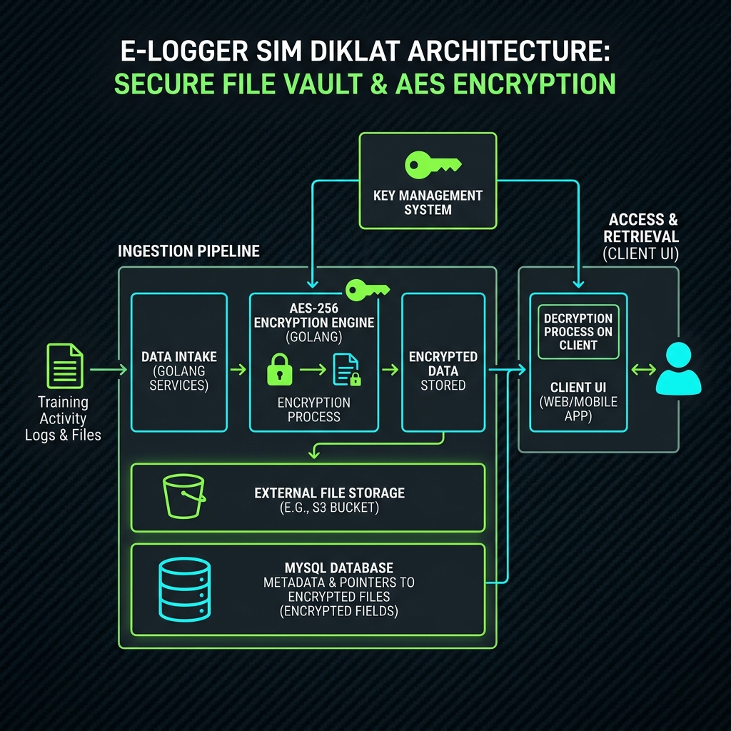 Blueprint Arsitektur E-Logger AES