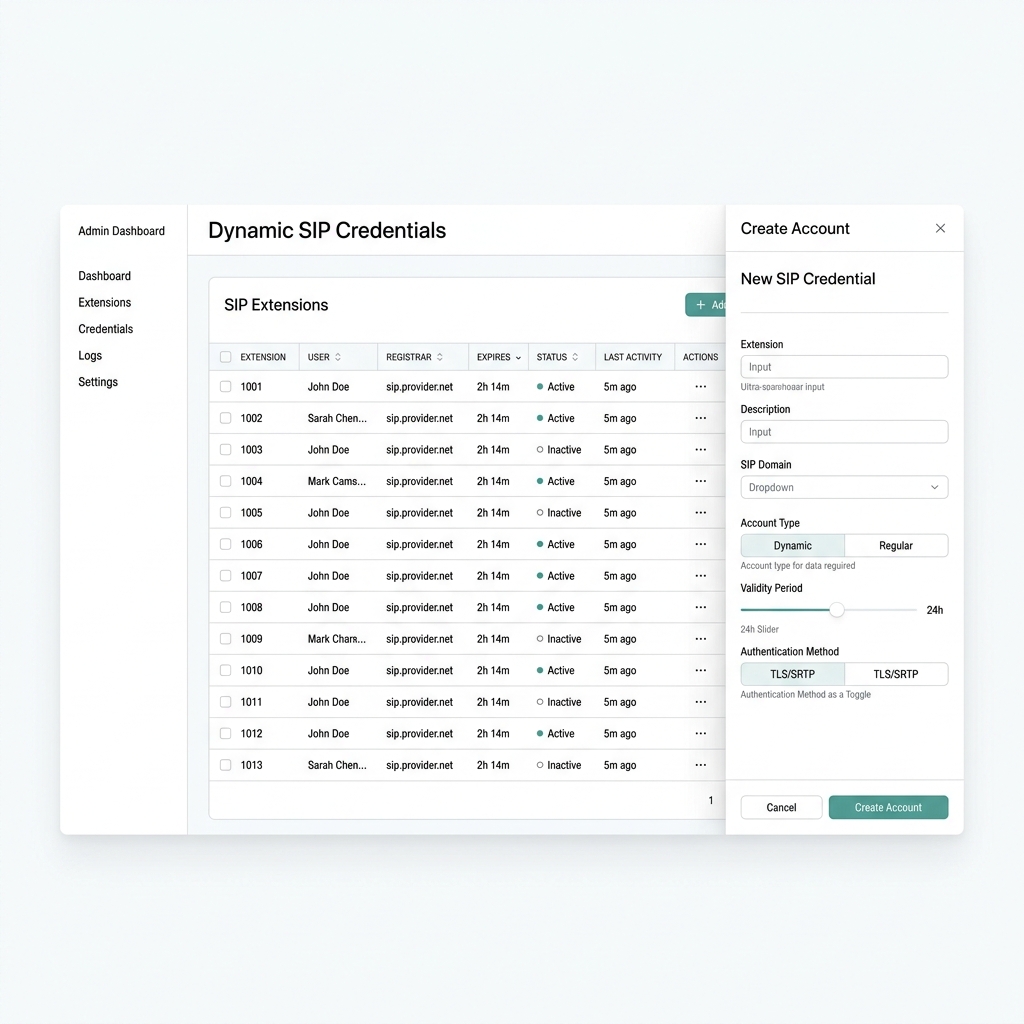Admin UI Concept