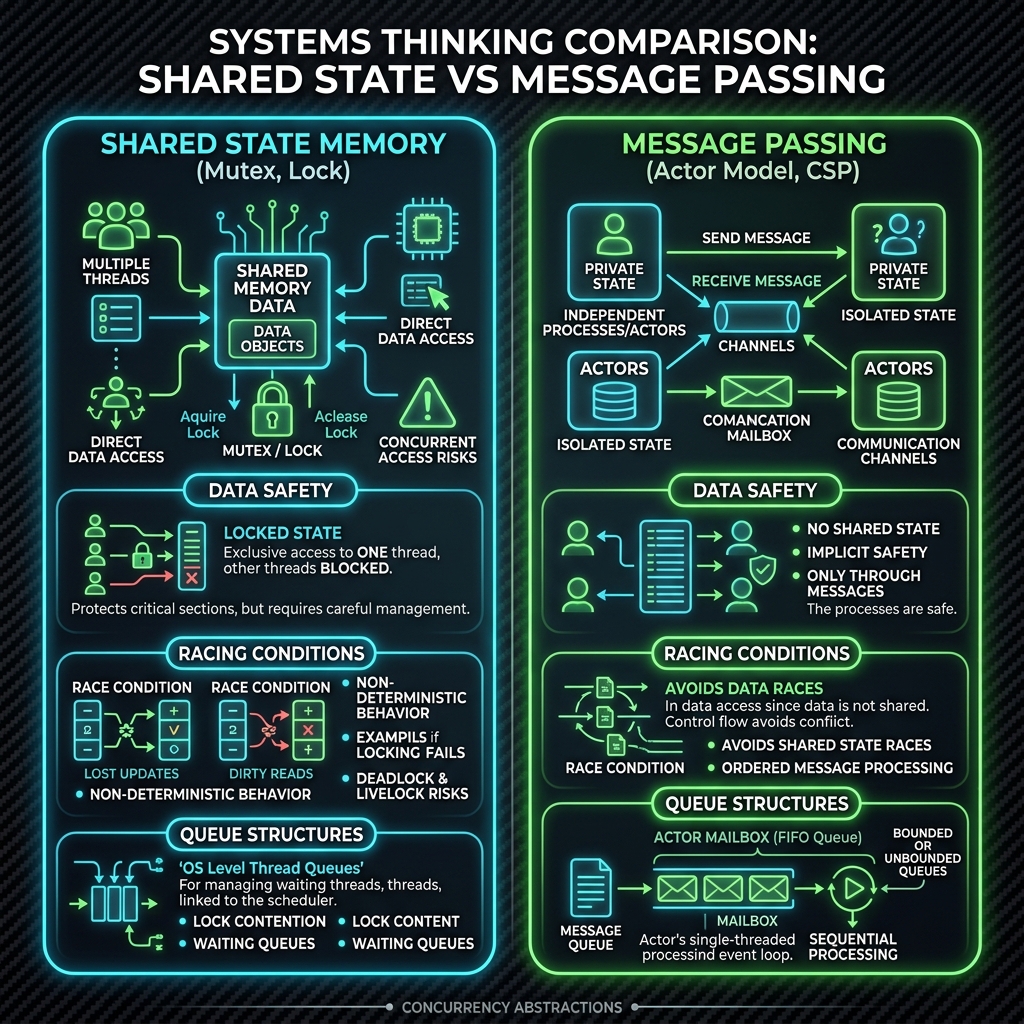 Sistem Berpikir Shared State vs Message Passing