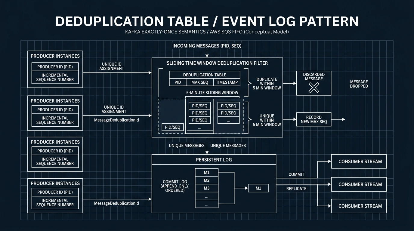 Deduplication Table dan Event Log Pattern