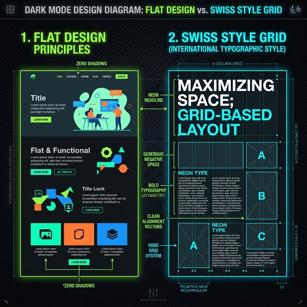 Cetak Biru Desain Minimalis & Grid