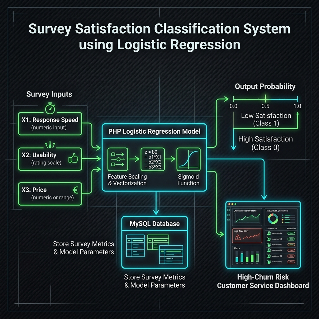 Blueprint Arsitektur Survey Logistic Regression