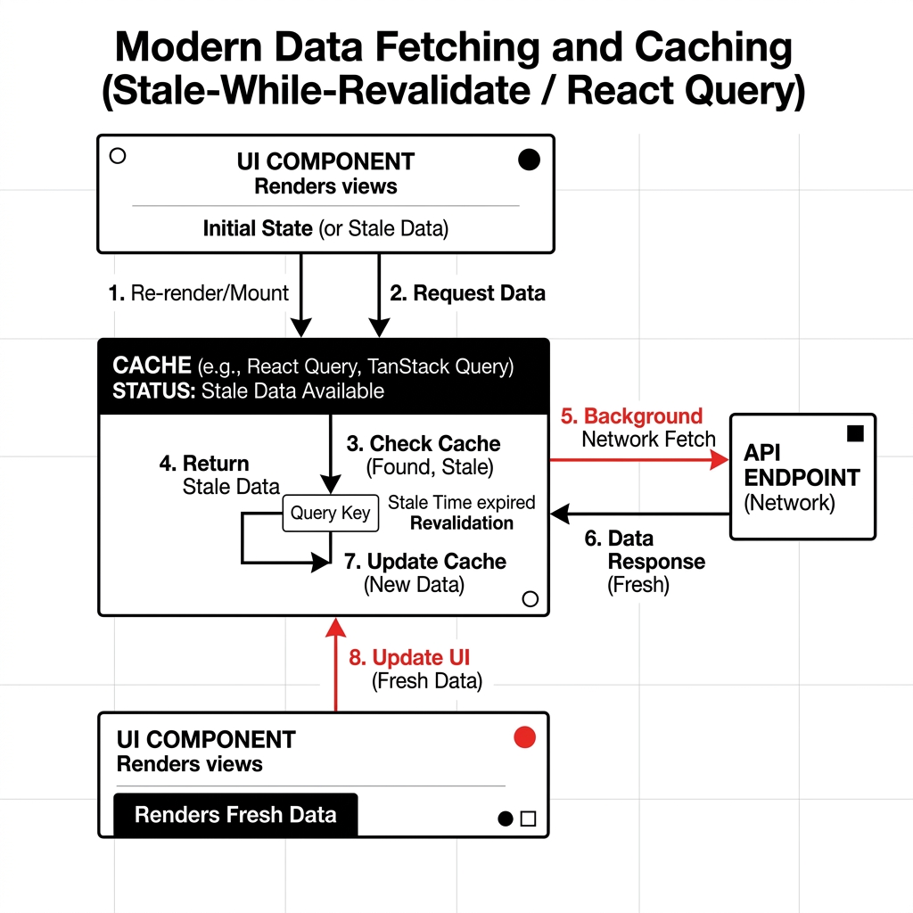 Modern Data Fetching and Caching Architecture