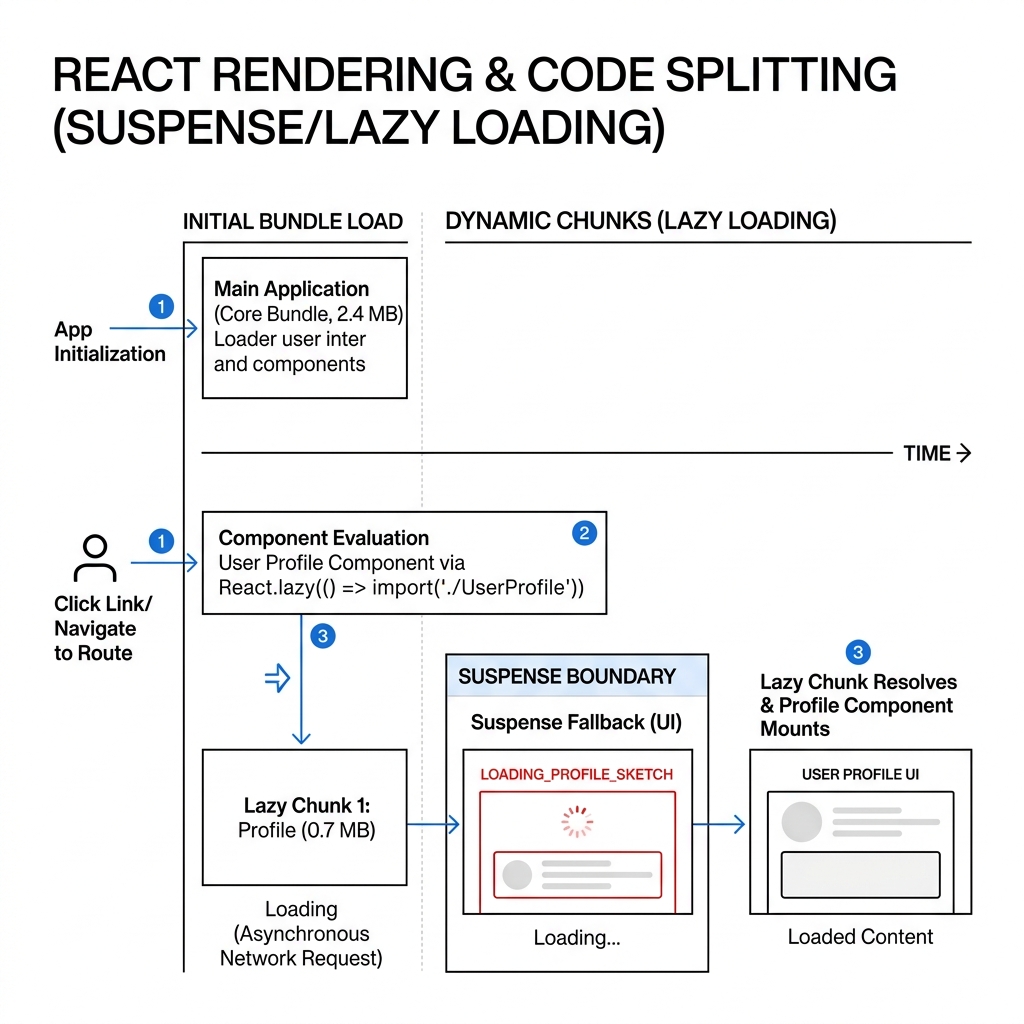 React Rendering & Code Splitting Architecture