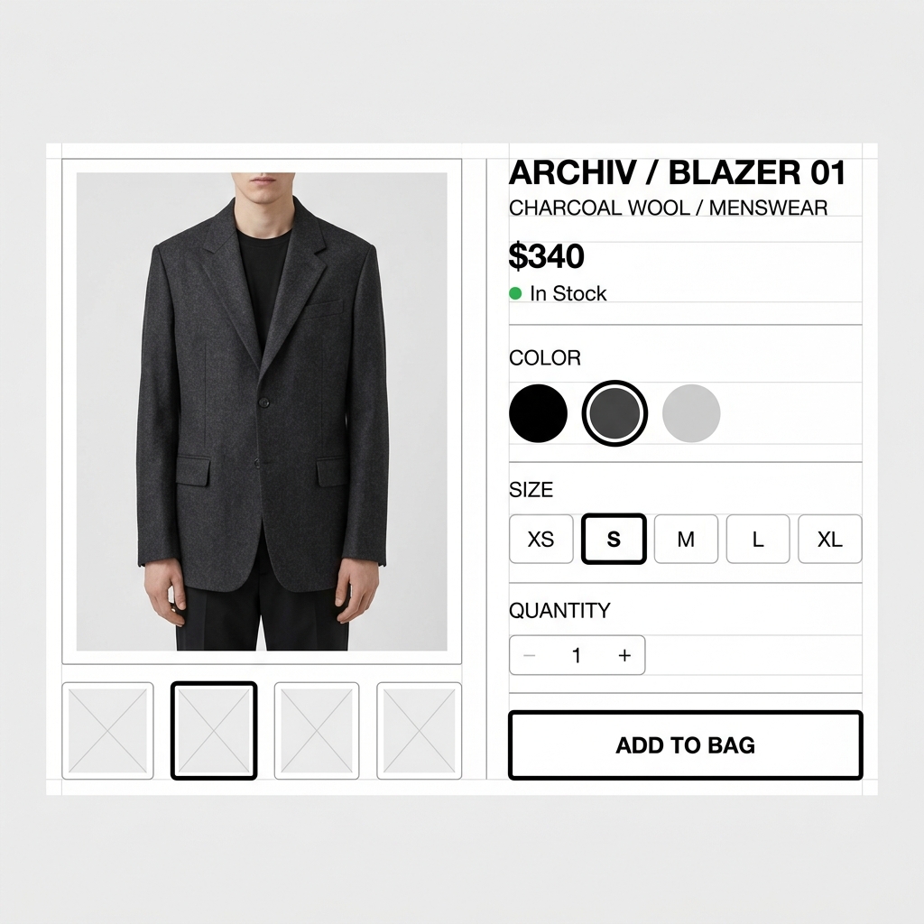 E-commerce UI Patterns