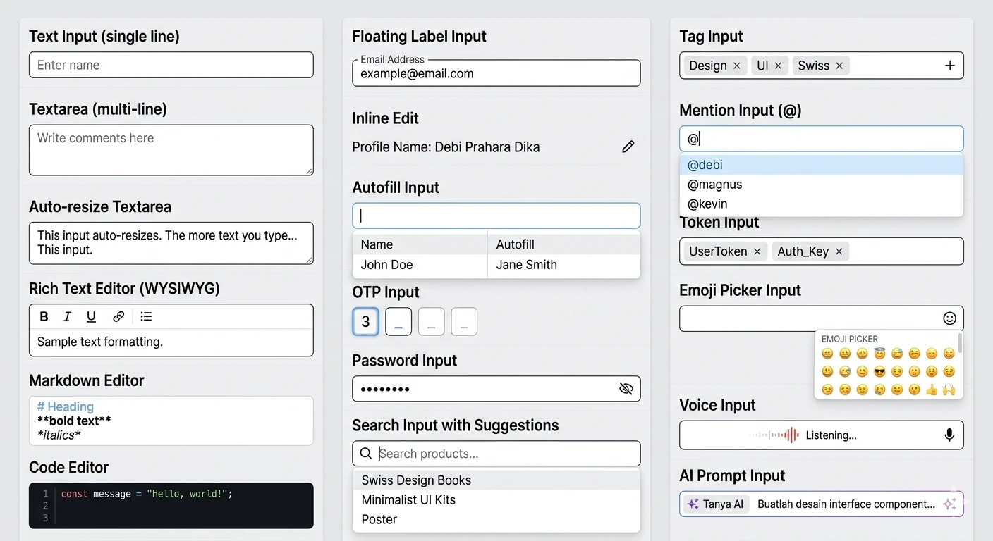 Text Input Systems Showcase