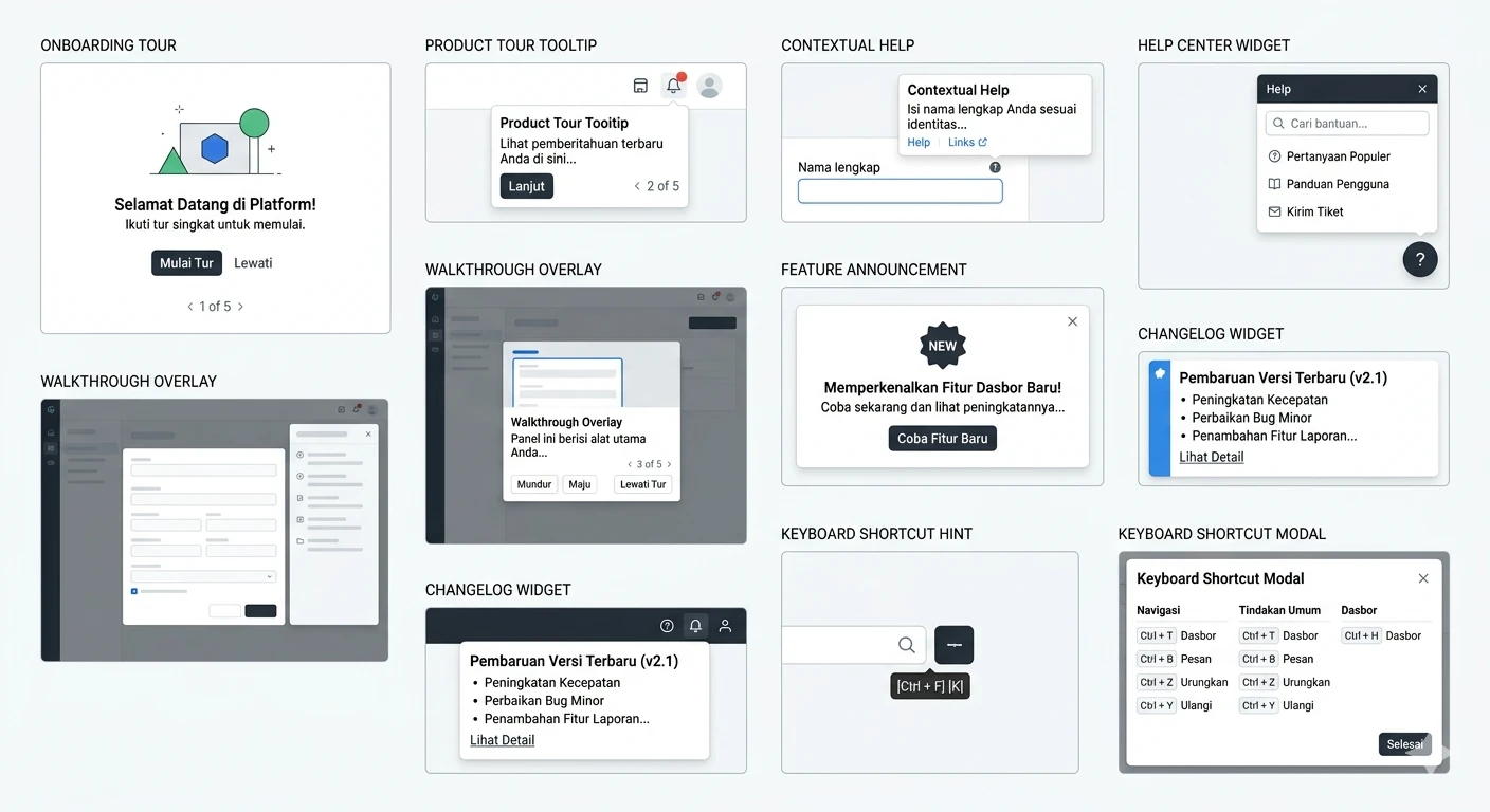 User Assistance Components Overview