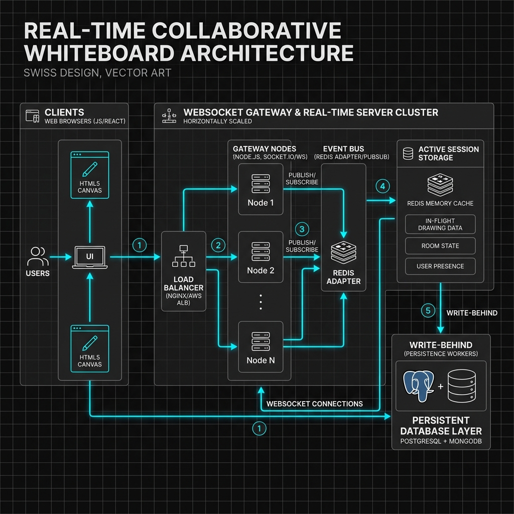 Cetak Biru Testing & Quality Patterns (Whiteboard System Architecture Testing)