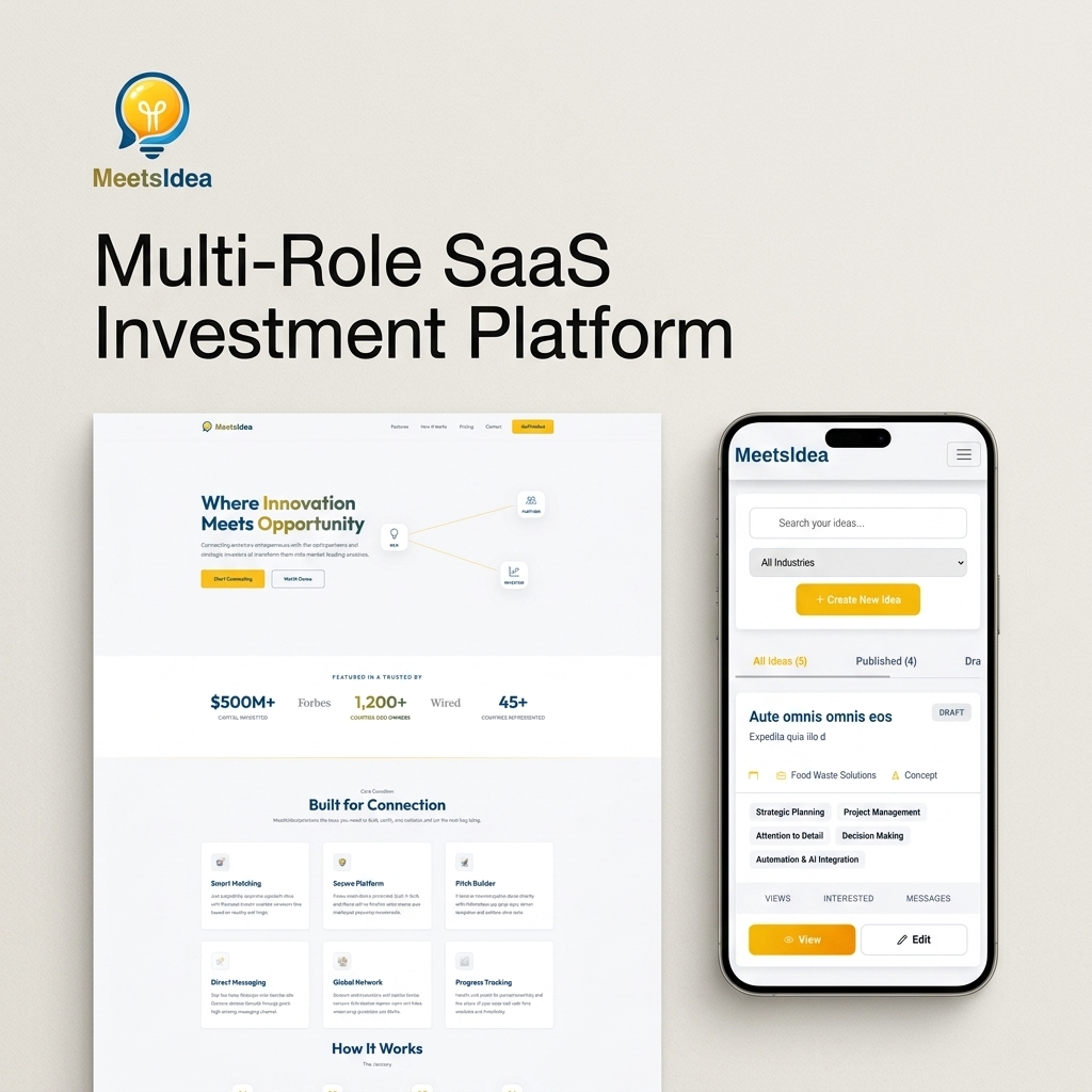 Multi-Role SaaS Investment Platform